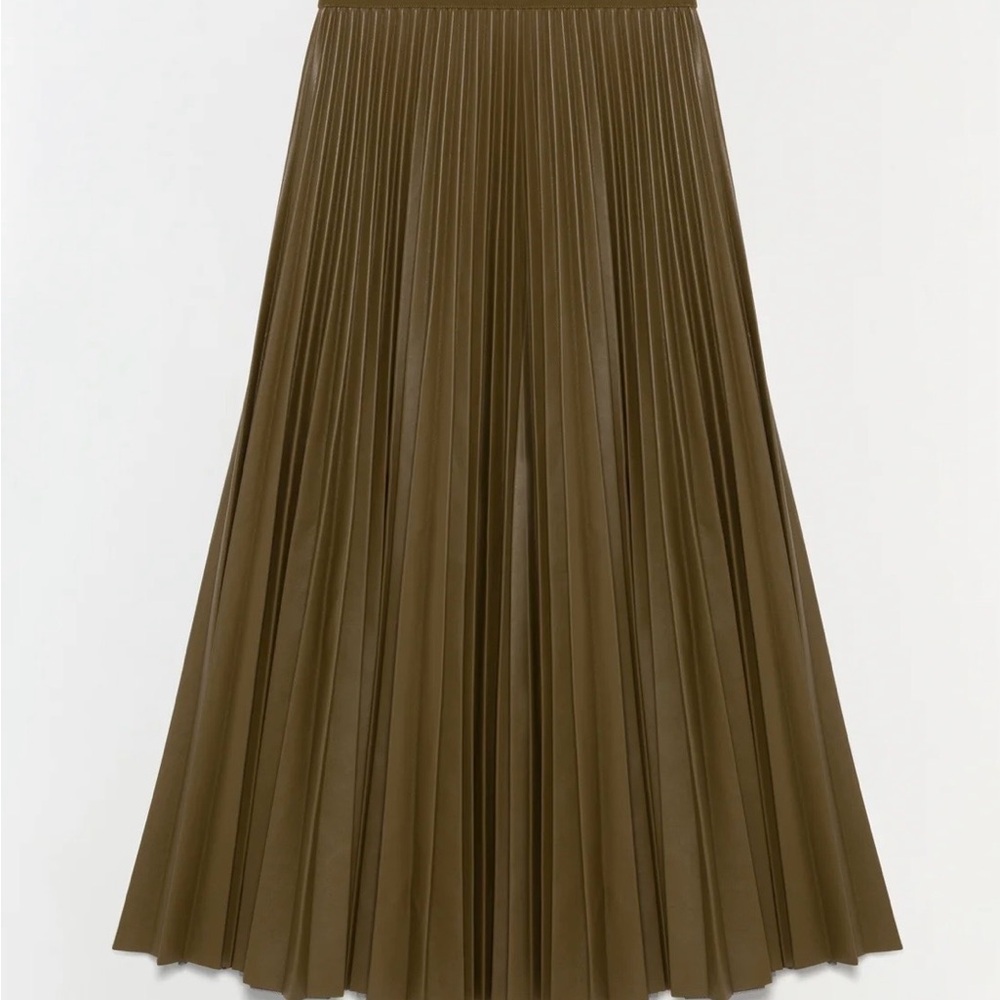 Simkhai Kezia Vegan Leather Midi Skirt